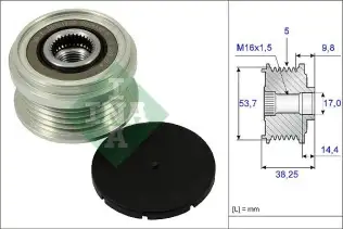 INA 535024210 Alternatör Kasnağı