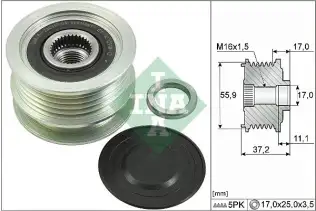 INA 535011610 Alternatör Kasnağı