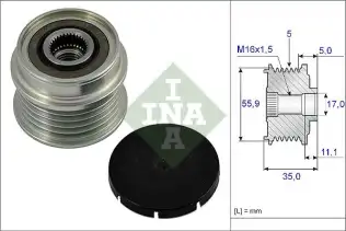 INA 535000510 Alternatör Kasnağı