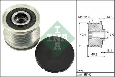 INA 535012410 Alternatör Kasnağı - 1. Görsel