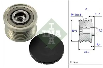 INA 535012710 V Kayış Gergi Rulmanı - 1. Görsel