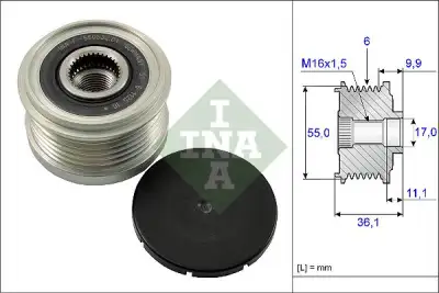 INA 535010310 Alternatör Kasnağı - 2. Görsel