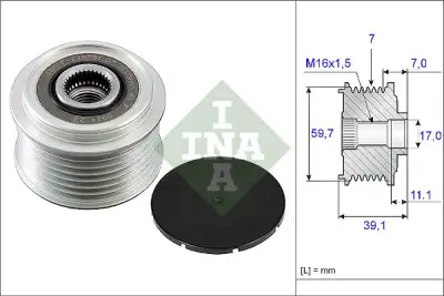 INA 535005310 Alternatör Kasnağı - 2. Görsel