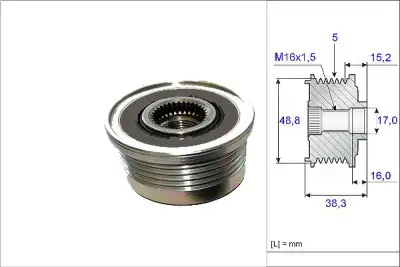Alternatör Kasnaği Rulmanli Mercedes - 3. Görsel