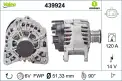 Alternatör  VALEO 439924