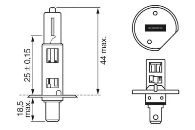 Ampul 12V 55W H1 Gigalight Plus - 5. Görsel