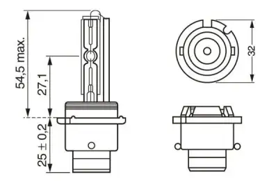 BOSCH 1987302904 Ampül Uzun Huzme far Xenon D2S - 5. Görsel