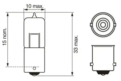 Ampul Pure Light 12 V 10 W Ba9S - 5. Görsel