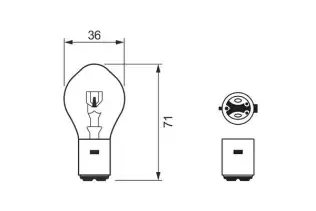 BOSCH 1987302105 Ampül