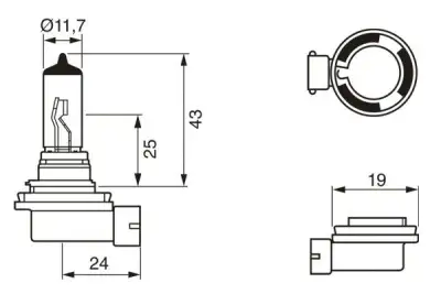 Ampul, Uzun Huzme Far Pure Light Bl BOSCH 1 987 301 339 - 6. Görsel