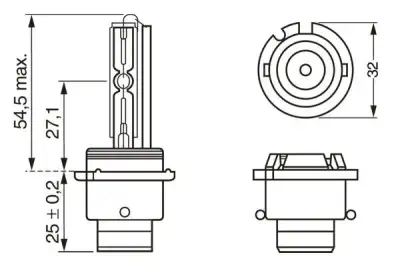 Ampul, Uzun Huzme Far Xenon Hid Ws BOSCH 1 987 302 903 - 7. Görsel