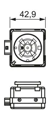 BOSCH 1987302907  XENON AMPUL D3S 42V 35W MERCEDES AUDI NISSAN FORD BMW OPEL VW - 2. Görsel