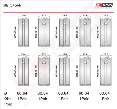 Ana Yatak KING ORJINAL KNG MB 545AM0.5 - 3. Görsel