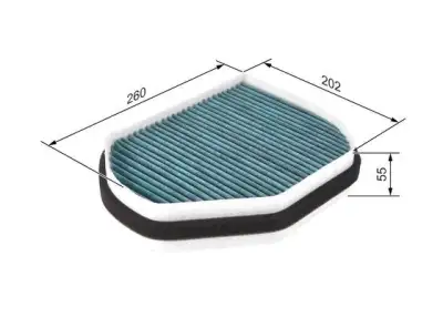BOSCH 0986628511 Anti Alerji Kabin Filtresi - 5. Görsel