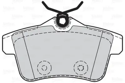 VALEO 670105 Fren Balatası Arka - 2. Görsel