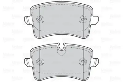 VALEO 670378 Fren Balatası Arka - 2. Görsel