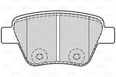 VALEO 670137 Fren Balatası Arka - 2. Görsel
