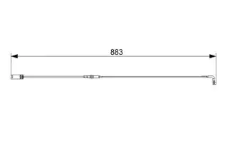 BOSCH 1987473005 Arka Balata