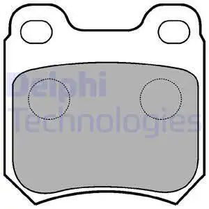 DELPHI LP590 Fren Balatası Arka - 1. Görsel