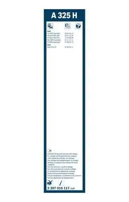 BOSCH 3397016117 Arka Cam Sileceği Aerotwin - 5. Görsel