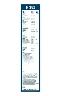 BOSCH 3397004559 Silecek Süpürgesi Arka - 3. Görsel