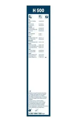 BOSCH 3397004760 Arka Cam Sileceği Twin - 3. Görsel