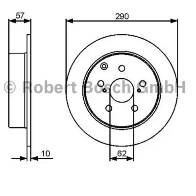 BOSCH 0986479448 Fren Diski Arka - 6. Görsel