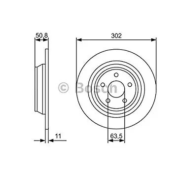 BOSCH 0986479D37 Fren Diski Arka - 6. Görsel