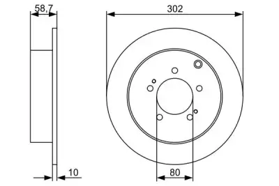 BOSCH 0986479318 Arka Fren Aynası - 5. Görsel