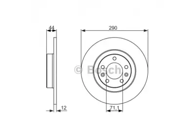 BOSCH 0986479130 Arka Fren Aynası - 6. Görsel