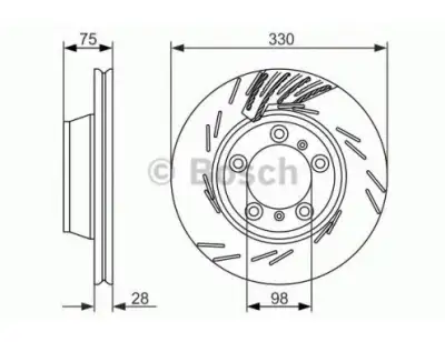 BOSCH 0986479733 Fren Diski Arka - 6. Görsel