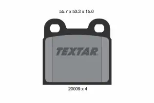 TEXTAR 2000906 Fren Balatası Arka