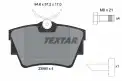 TEXTAR 2398001 Fren Balatası Arka