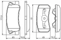 BOSCH 0986495172 Arka Fren Balatası