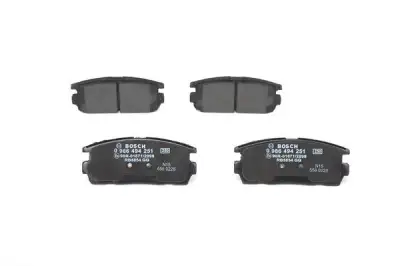 BOSCH 0986494251 Arka Fren Balatası - 3. Görsel