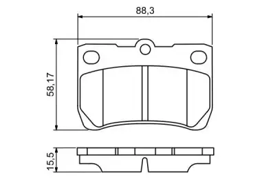 BOSCH 0986494253 Arka Fren Balatası - 7. Görsel