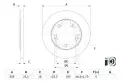 BOSCH 0986479F44 Fren Diski Arka