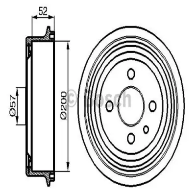 BOSCH 0986477018 Arka Kampana - 2. Görsel