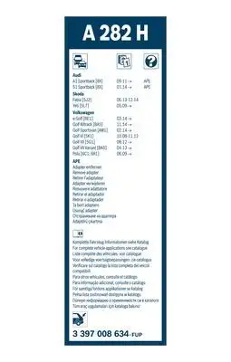 BOSCH 3397008634 Silecek Süpürgesi Arka - 5. Görsel