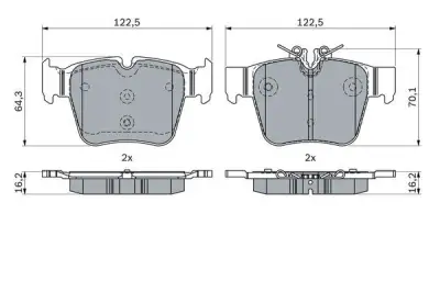 BOSCH 0986424334 Disk Balata - 7. Görsel