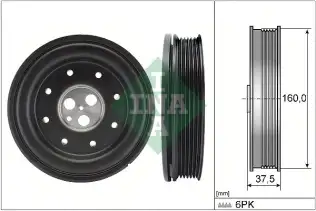 INA 544013410 Krank Kasnağı