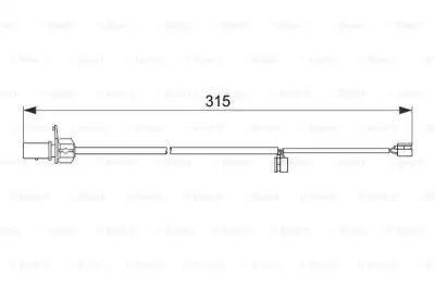BOSCH 1987474518 Balata Fişi İkaz Kablosu - 2. Görsel