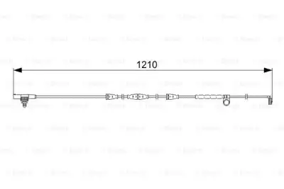 BOSCH 1987473054 Balata Fişi İkaz Kablosu - 2. Görsel