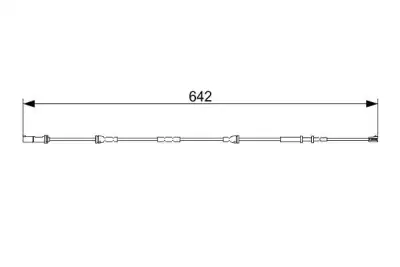 BOSCH 1987473544 Balata İkaz Kablosu - 5. Görsel