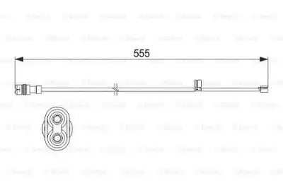 BOSCH 1987474568 Fren Balata Fısı Ön - 2. Görsel