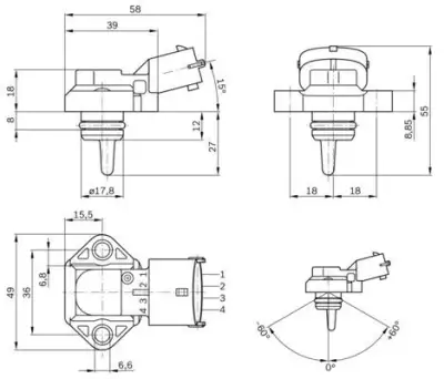 Basınç/sicaklik Sensörü Ds Ldf4 T - 6. Görsel