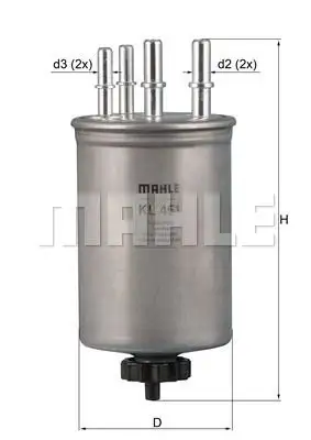 MAHLE KL451 Yakıt Filtresi - 1. Görsel