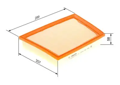 BOSCH F026400360 Hava Filtresi - 5. Görsel