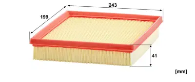 BOSCH F 026 400 786 Hava Filtresi - 2. Görsel