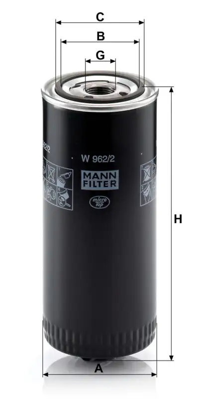 BOSCH F026407234 Yağ Filtresi - 2. Görsel